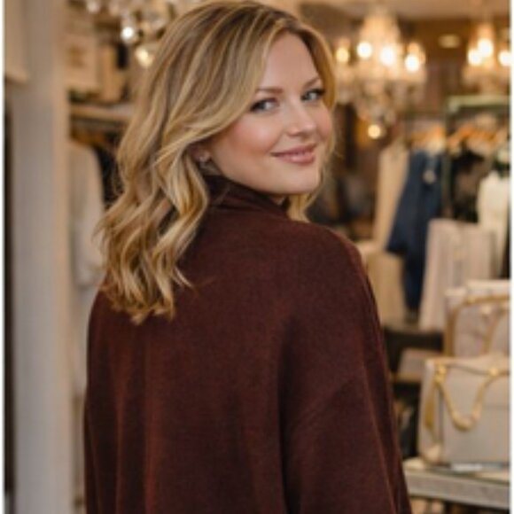 Peruvian Connection Open-Front Cardigan | 100% Pima Cotton | Made in Peru | 3X - Picture 7 of 14